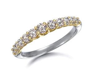 ハーフエタニティリング | ダイヤモンドバンドリング | SUWAブライダル