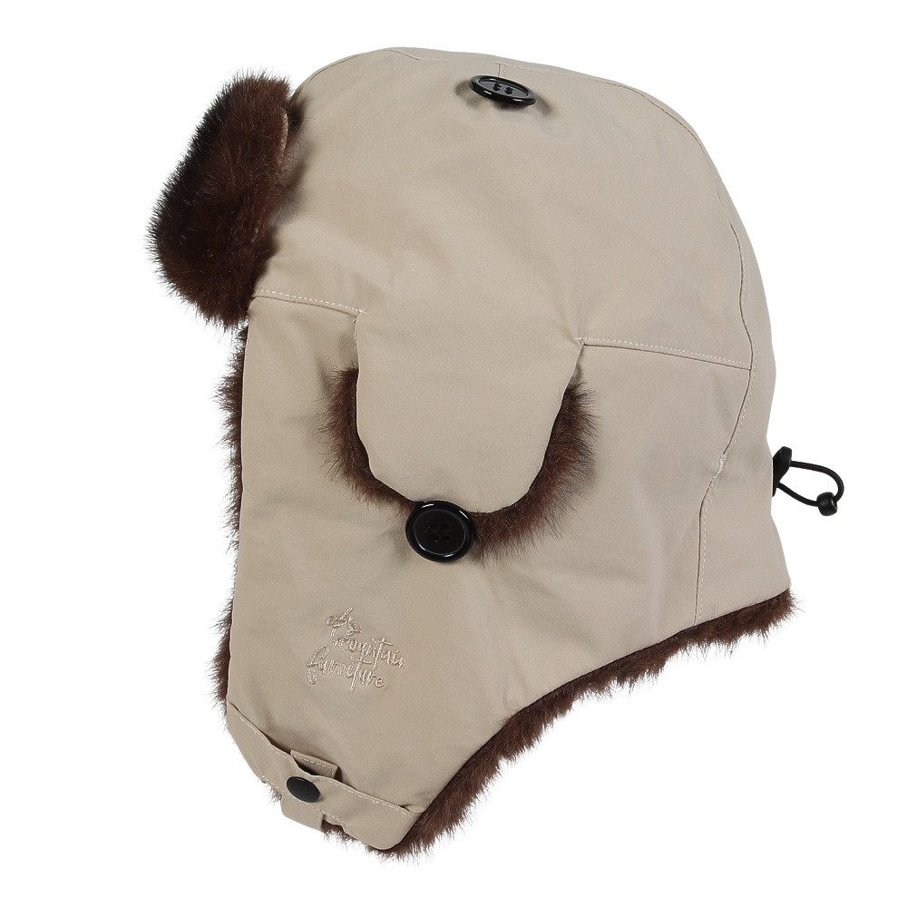 エビス（ebs）（メンズ、レディース）帽子 フライトキャップ ベージュ