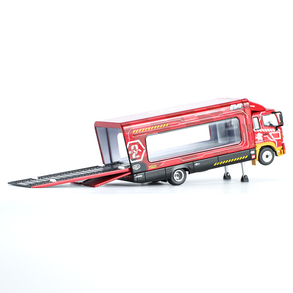 POPRACE＞1/64 EVA RACING TRANS PORTER HINO 500 (EVA-02) – サポルト