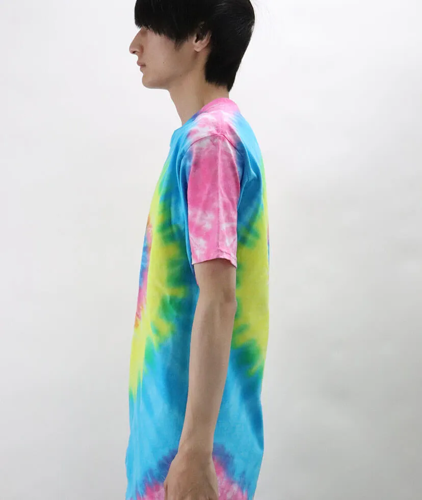 jump one ジャンプワン タイダイプリントTシャツ サイズ48 ブルー