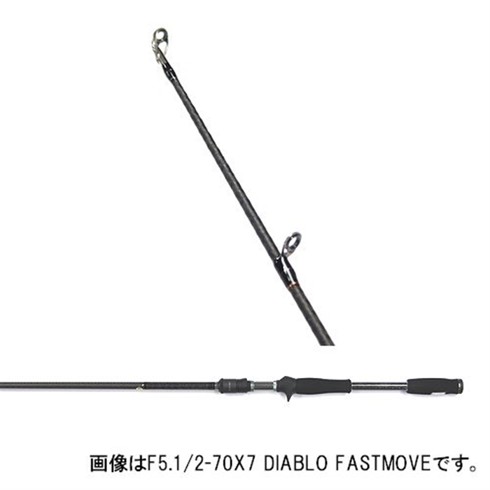 メガバス デストロイヤー X7 F5．1／2-70X7 DIABLO