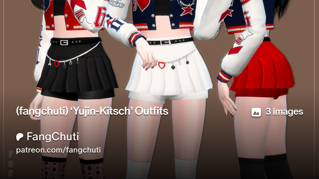 fangchuti) 'Yujin-Kitsch' Outfits | Patreon