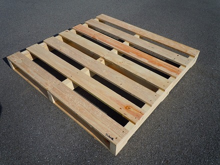 新品/木製 ワンウェイ輸出用 1100×1100×115 中古/新品・木製パレット