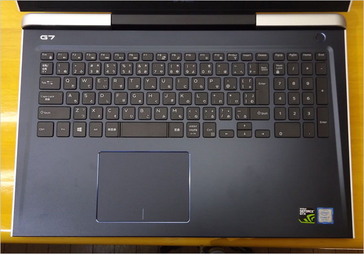 DELL G7-15（7588）などで採用されているキーボードパーツ