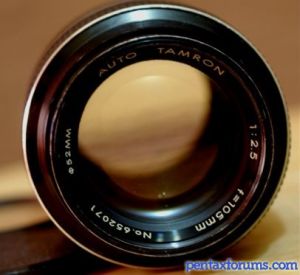Tamron adaptamatic 105mm F2.5 Lens Reviews - Tamron Lenses