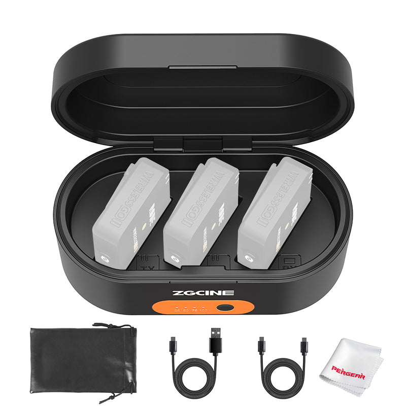 ZGCINE ZG-R30 Charging Box for Rode Wireless GO Mic, Fast Charging