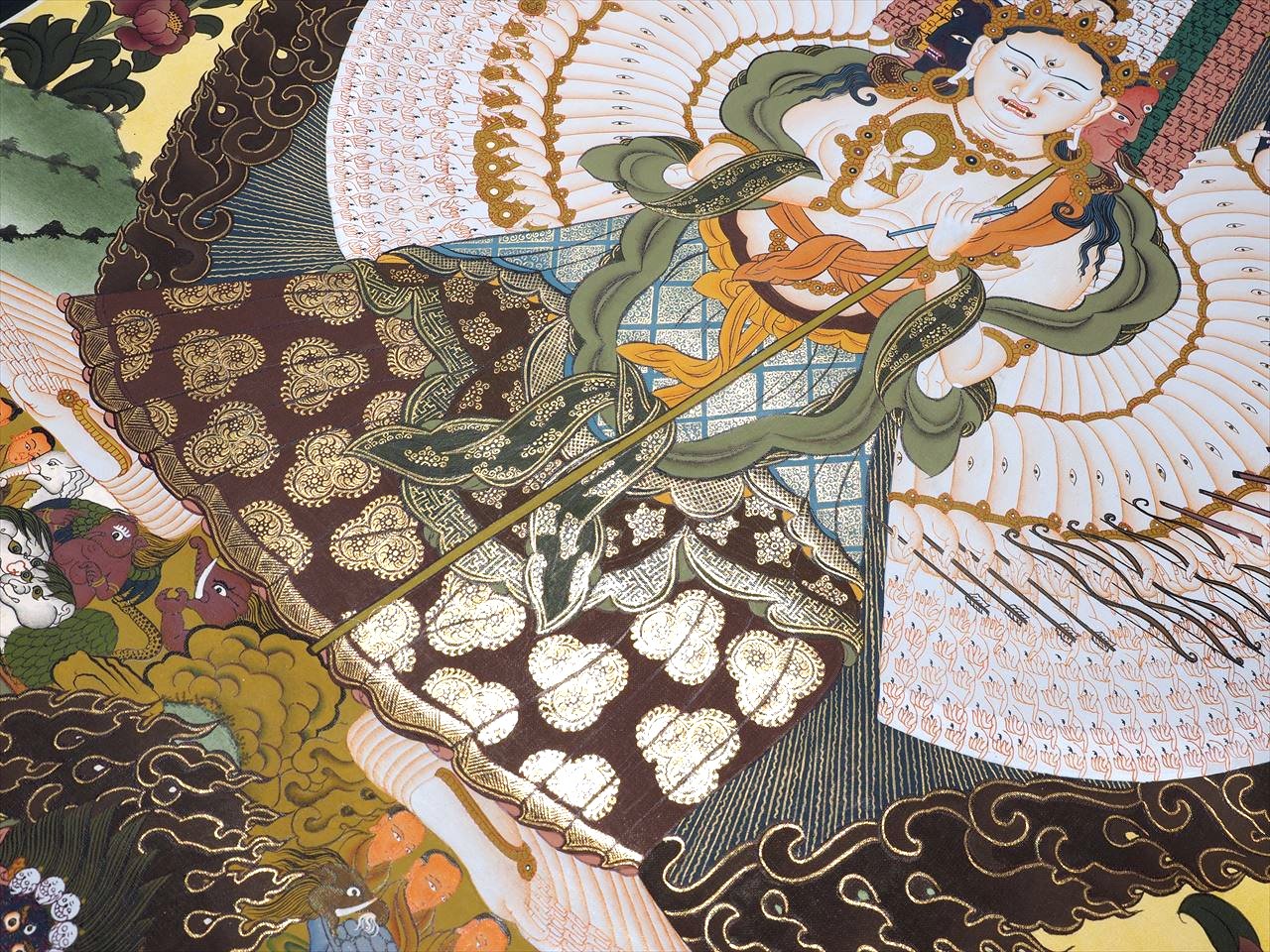 ◇現地より直送！職人による肉筆◇貴重な本物・曼荼羅（マンダラ