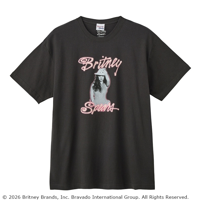Britney Spears / ブリトニー・スピアーズ Tシャツ スミクロ (ワイド