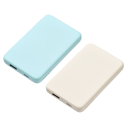 コンパクトモバイルバッテリー(アイスミントブルー): 通常| プラザ