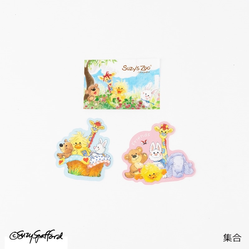 Suzy's Zoo スージー・ズー クリアステッカーセット(集合): 通常