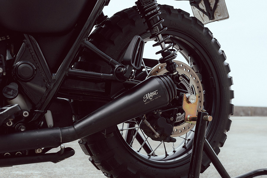 モートーン バーエンドミラー TRILINE 80mm 1個 T100/T120 (16-25