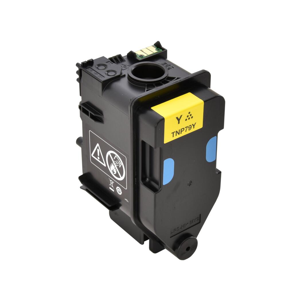 Konica Minolta TNP79Y (AAJW230) Yellow Toner Cartridge, Genuine