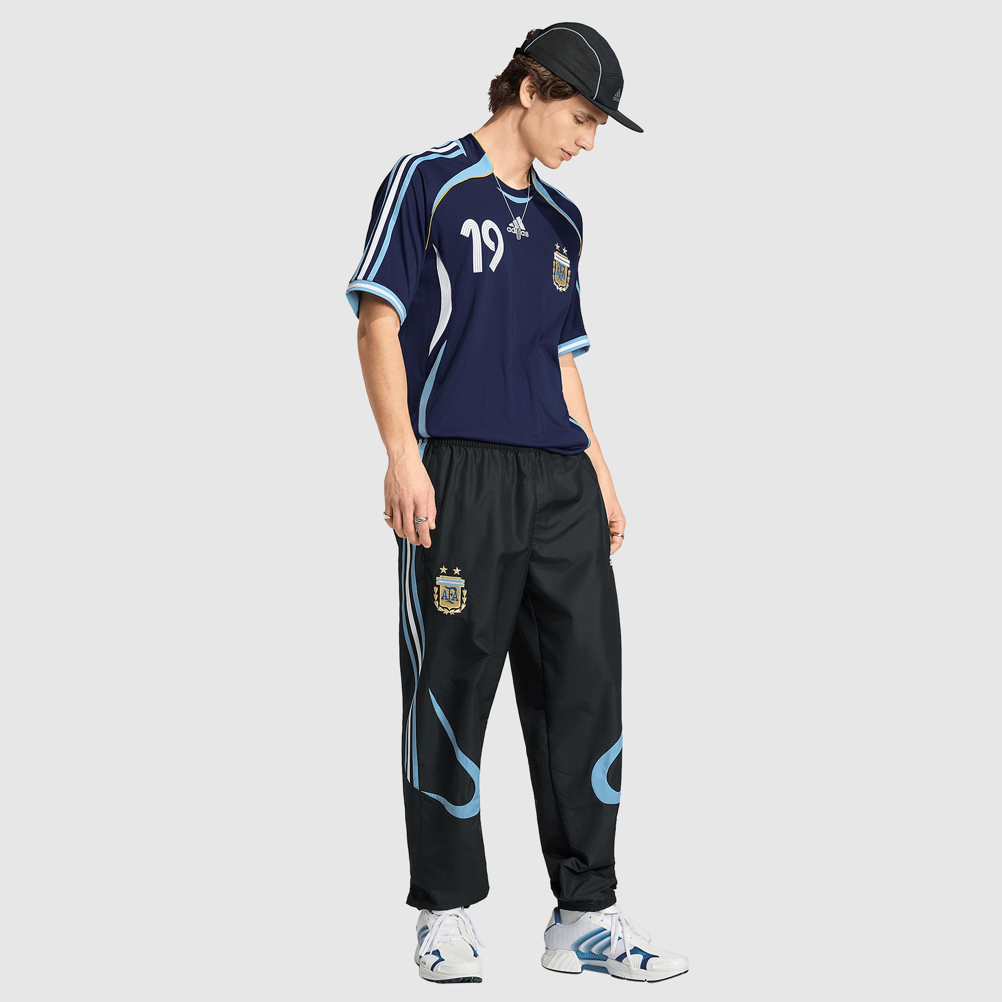 adidas Originals Argentina 2006 Away Jersey With Messi 19 - Dark