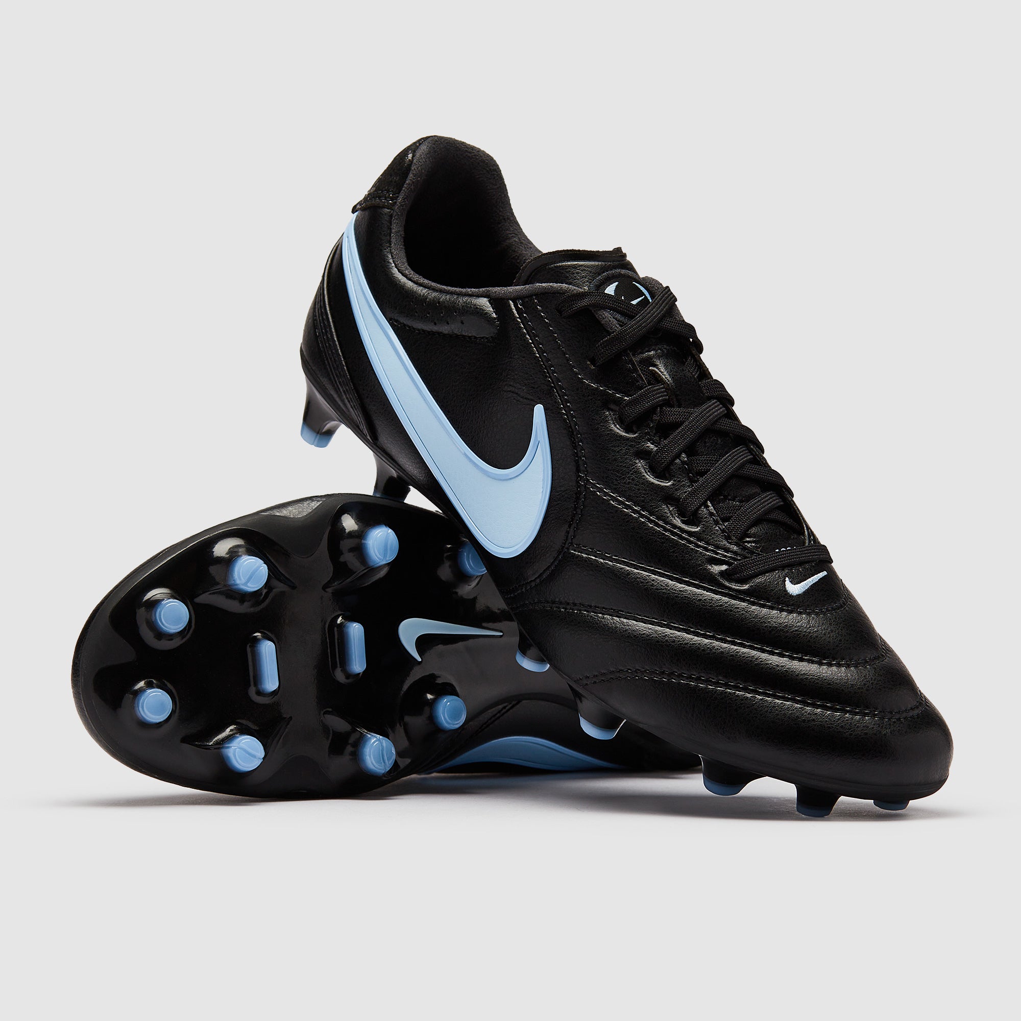 Nike Tiempo Ligera Pro Firm Ground - Black/Obsidian/Ice Blue