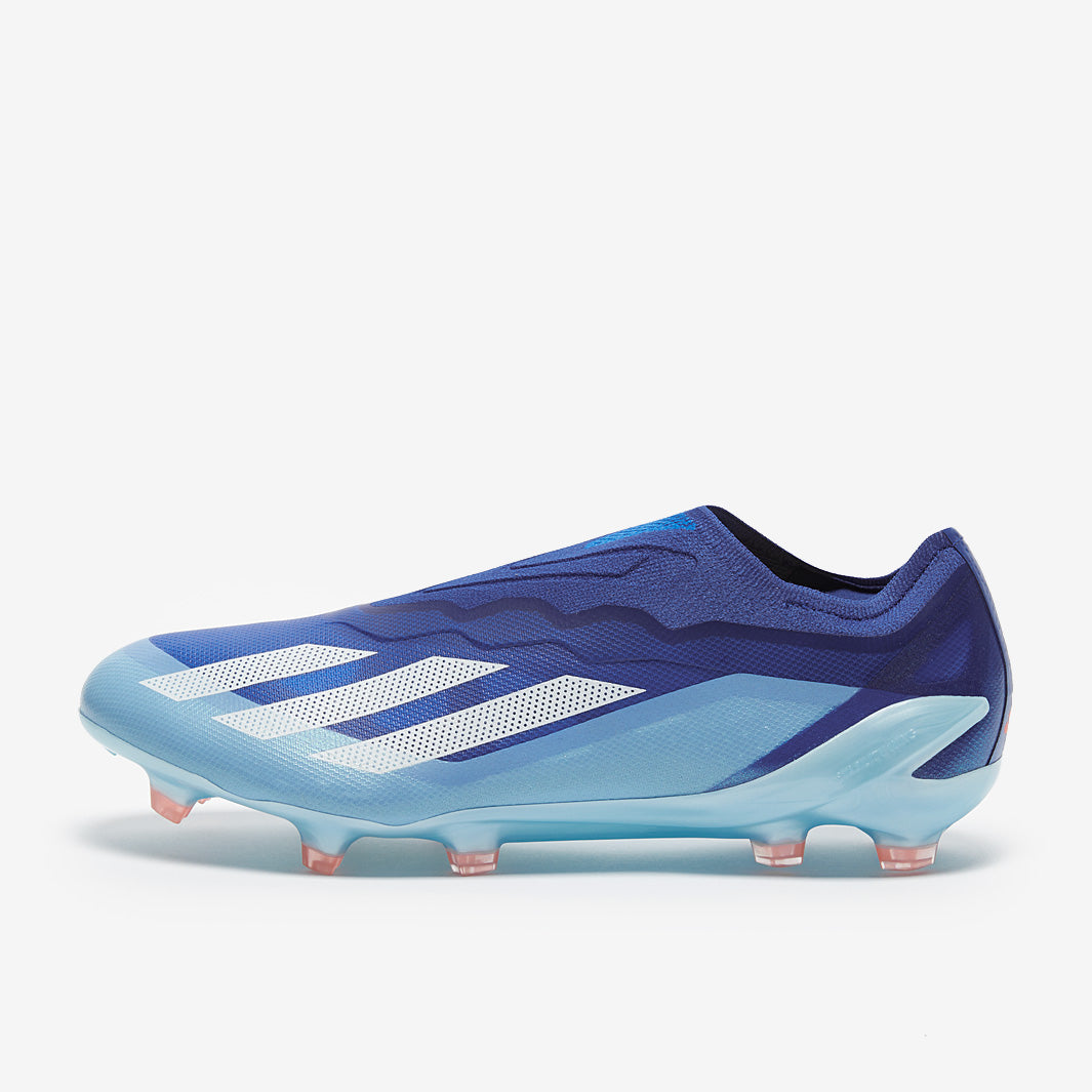 adidas X Crazyfast.1 Laceless FG - Bright Royal/White/Solar Red