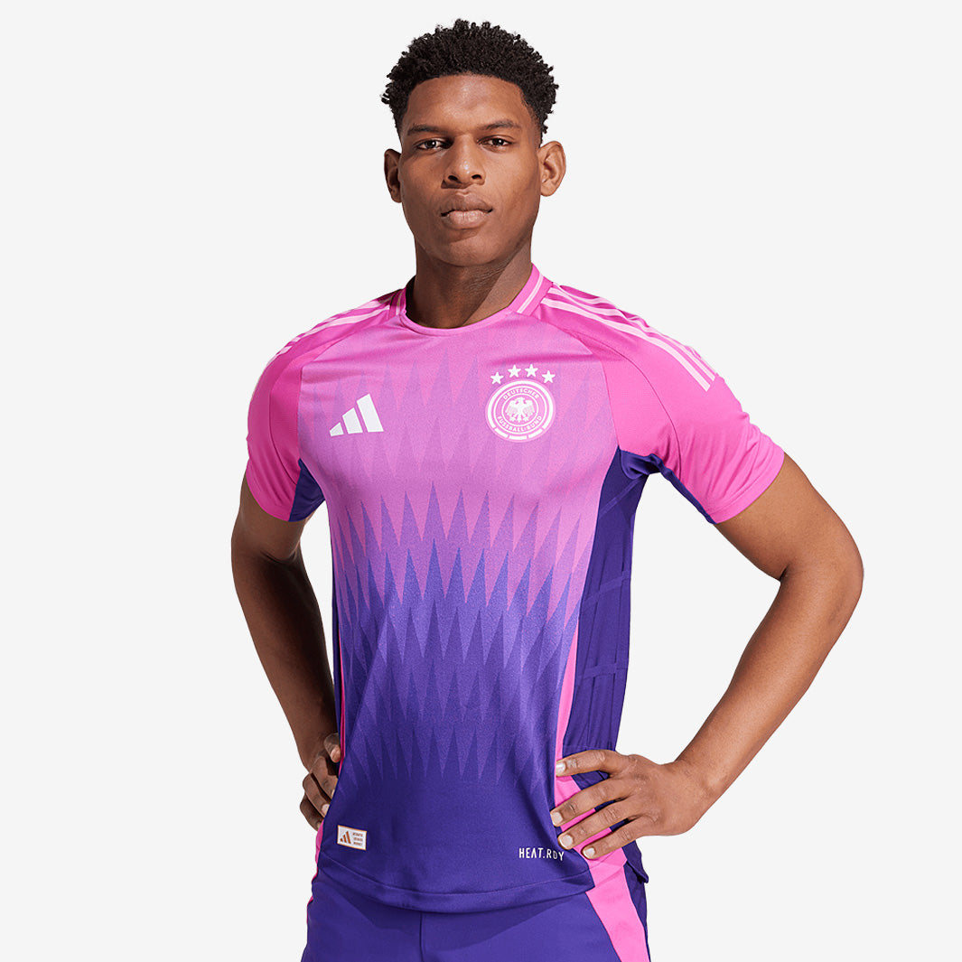 adidas Germany 23/24 Away Authentic Shirt - Semi Lucid Fuchsia