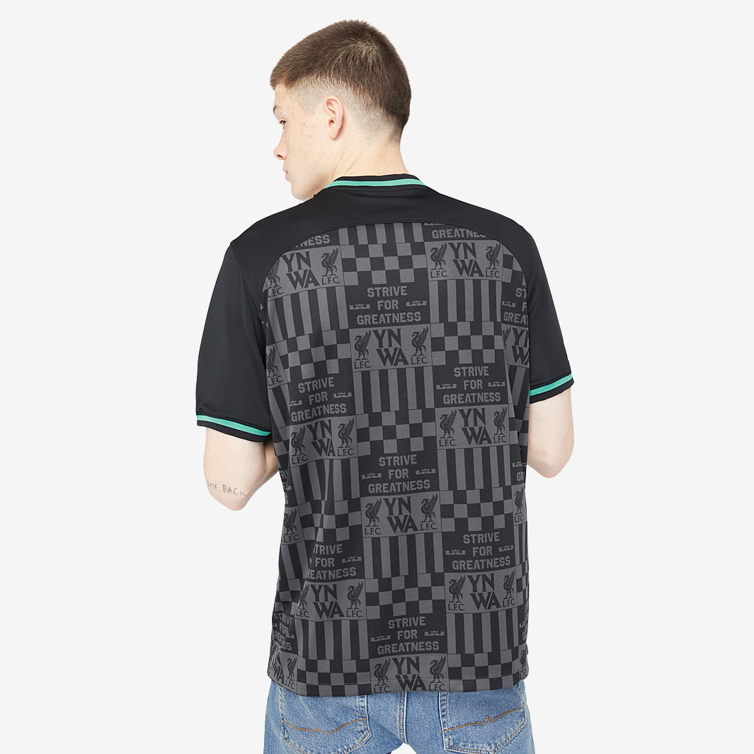 Nike Lebron James x Liverpool Dri-Fit Stadium SS Shirt - Black