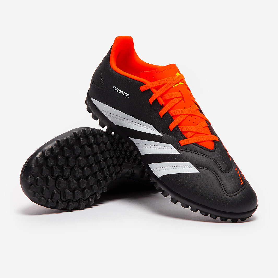 adidas Predator Club Turf - Core Black/White/Solar Red - Adult Boots