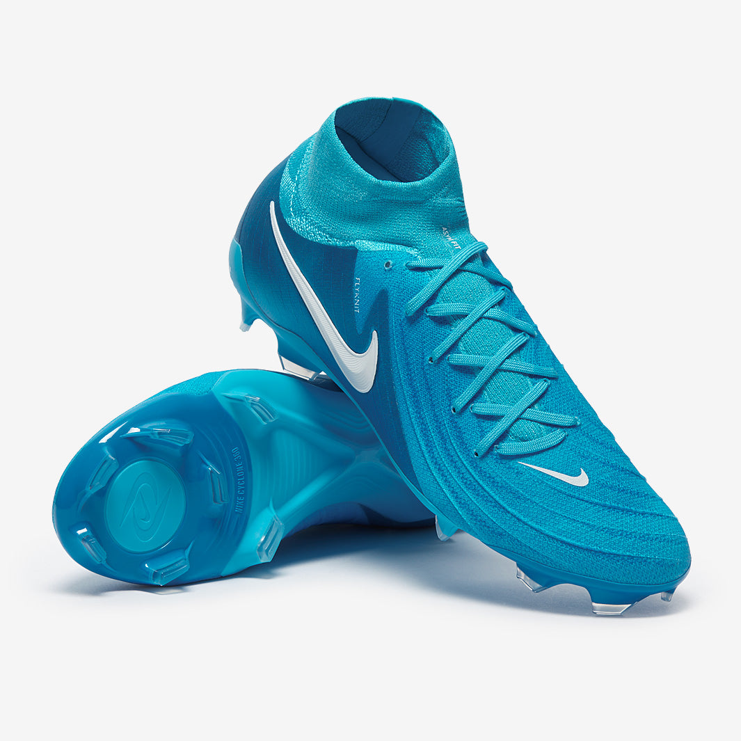 Nike Phantom Luna II Pro Firm Ground - Blue Fury/White - Adult Boots