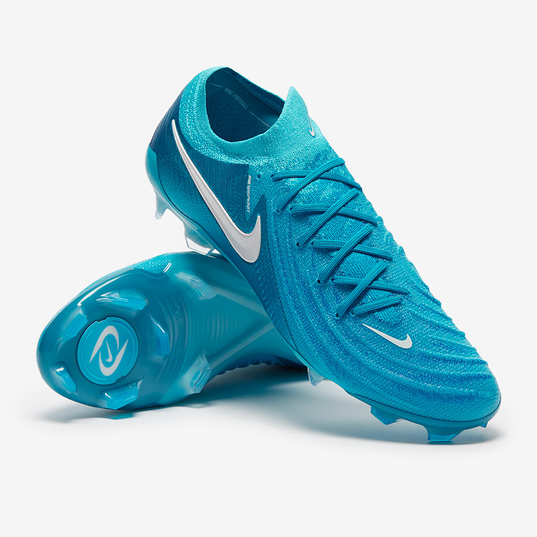 Nike Phantom GX II Elite Firm Ground - Blue Fury/White - Adult Boots