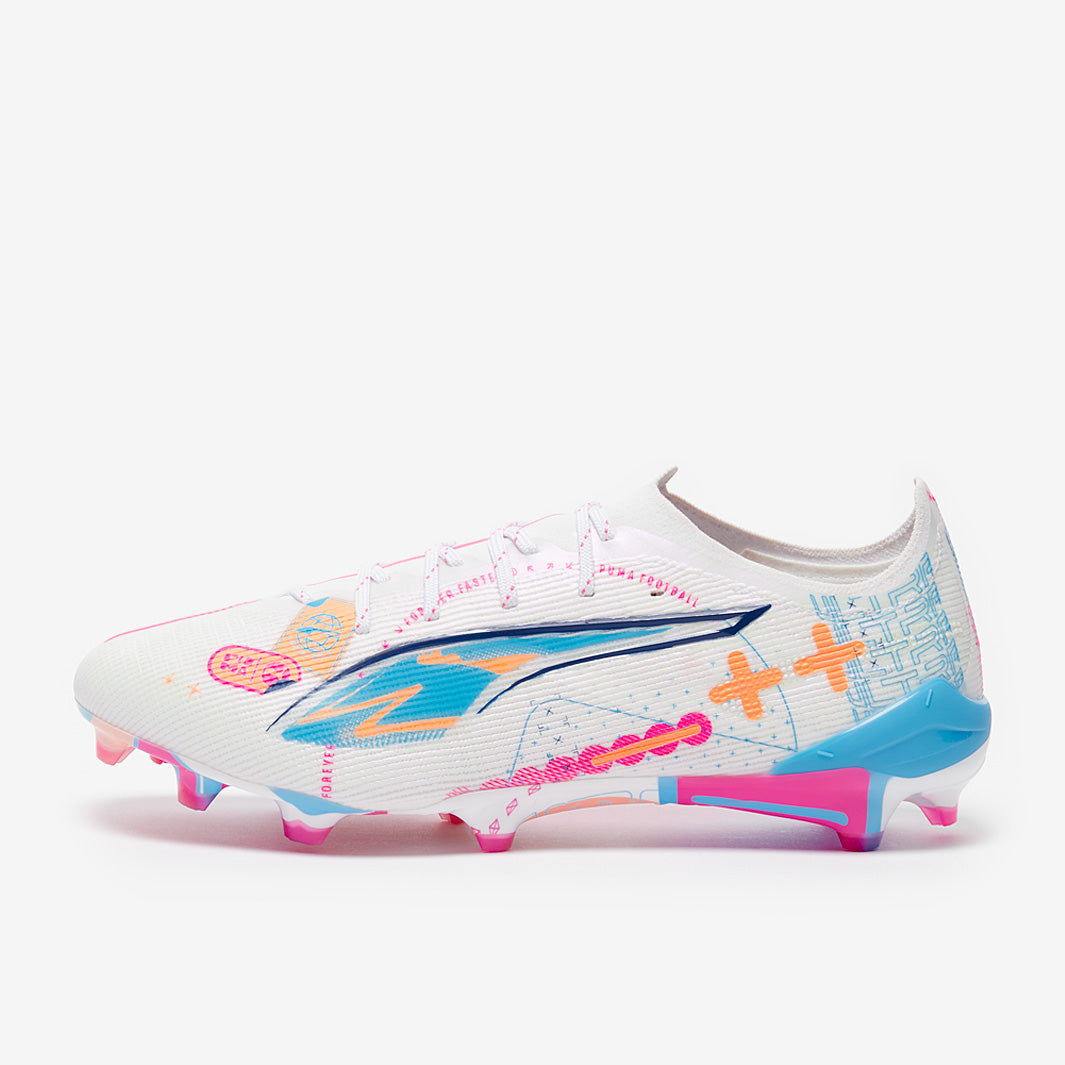 Puma Ultra 5 Ultimate Volume Up Firm Ground - Puma White/Luminous