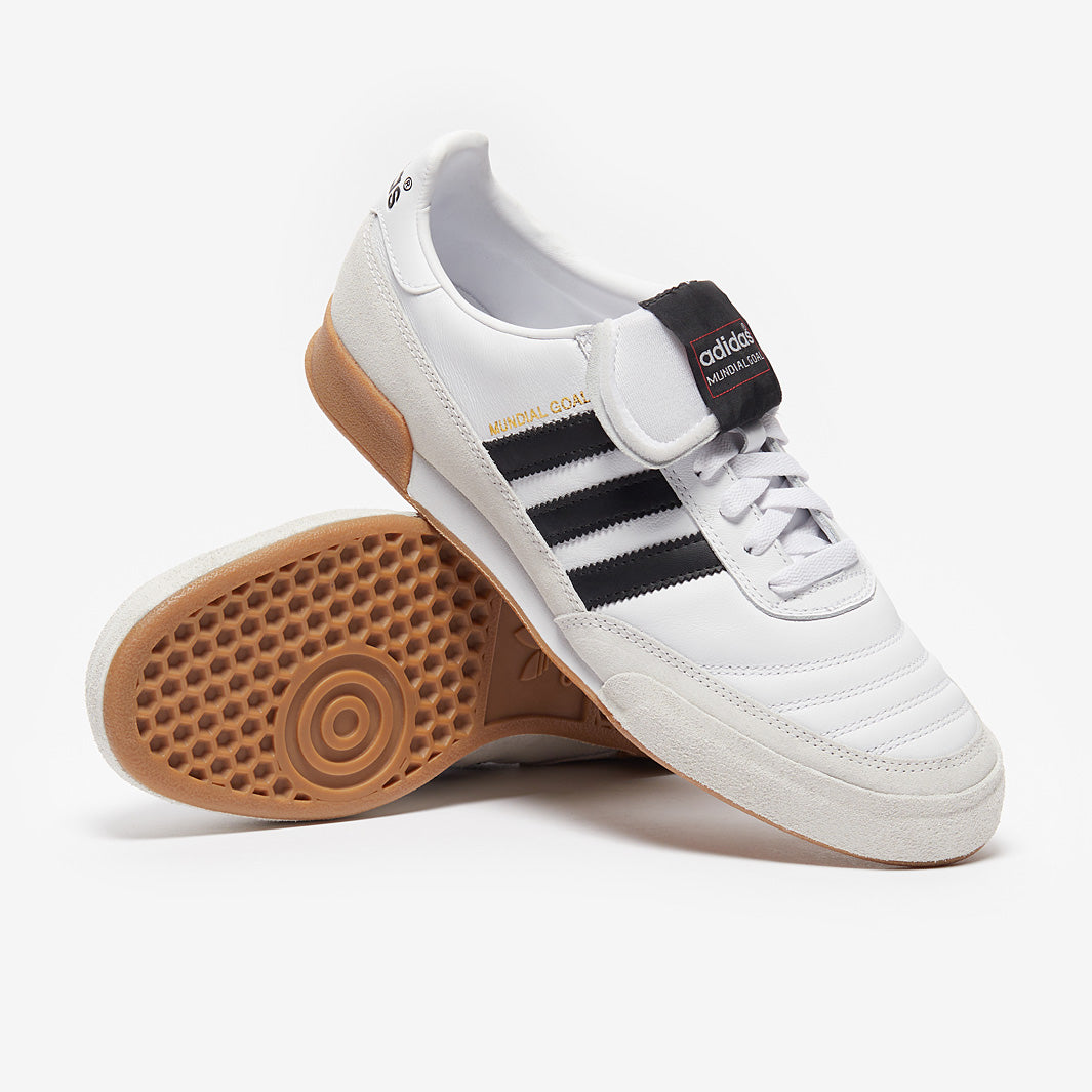 adidas Mundial Goal - White/Black - Adult Cleats