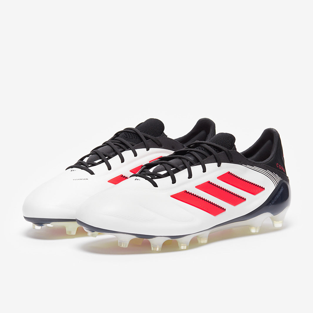 adidas Copa Pure III Elite Artificial Grass - White/Lucid Red
