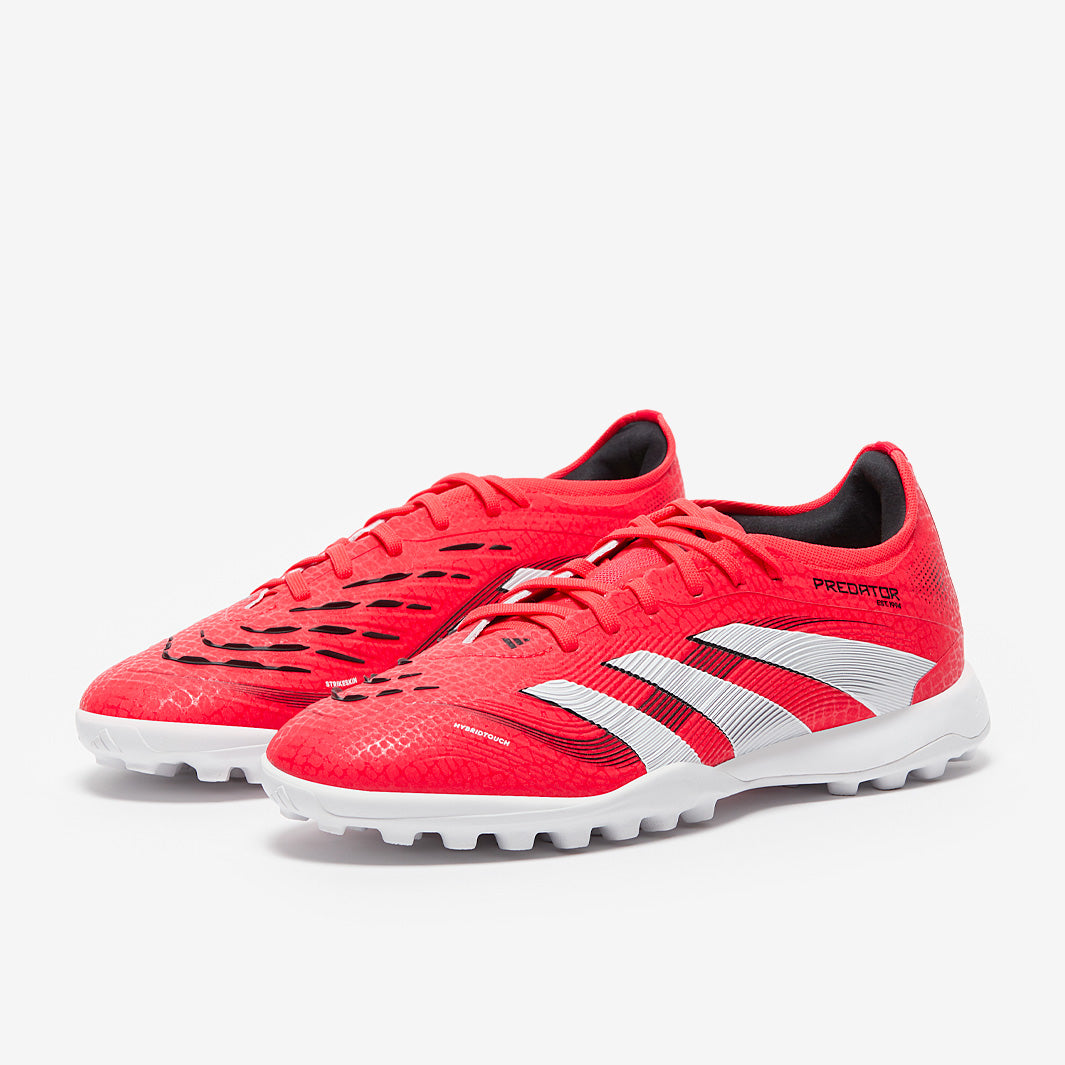 adidas Predator Pro Turf - Lucid Red/White/Black - Adult Cleats