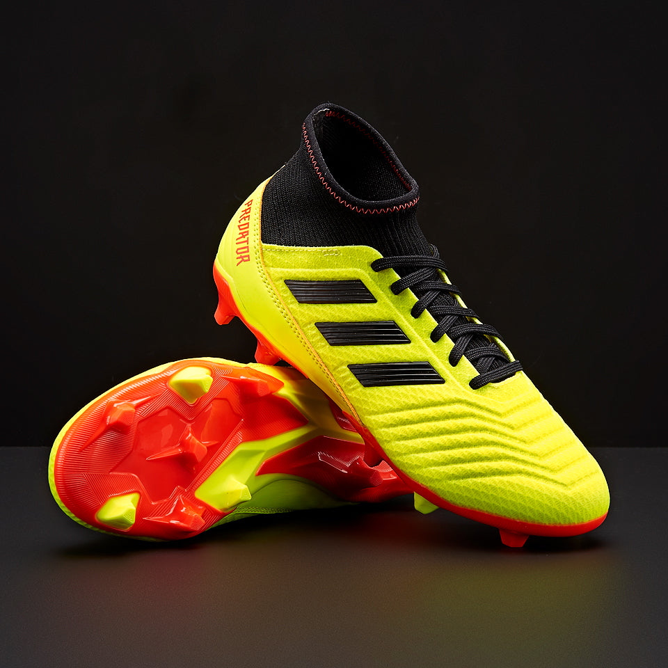 adidas Predator 18.3 FG - Mens Soccer Cleats - Firm Ground - Yellow
