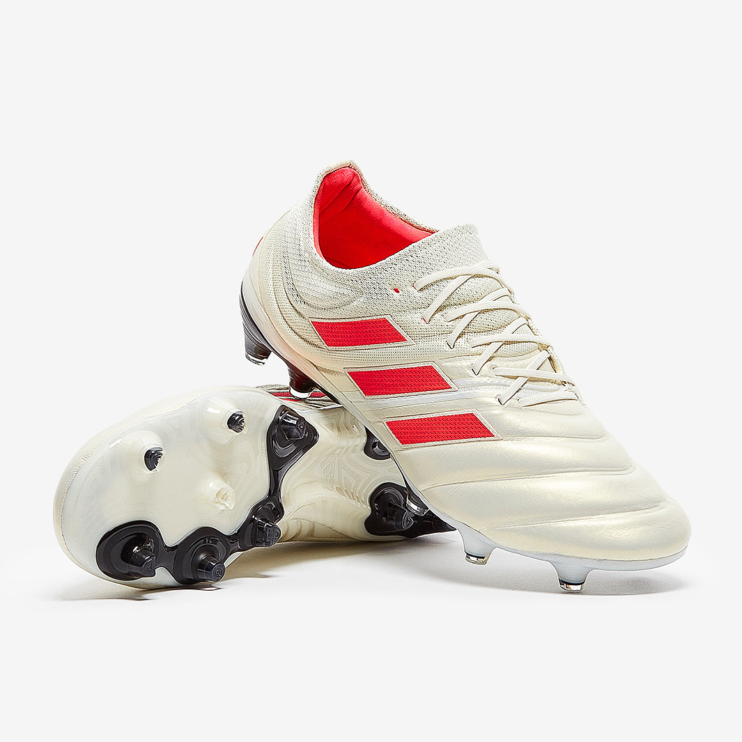 adidas Copa 19.1 FG - Off White/Solar Red/Core Black - Firm Ground