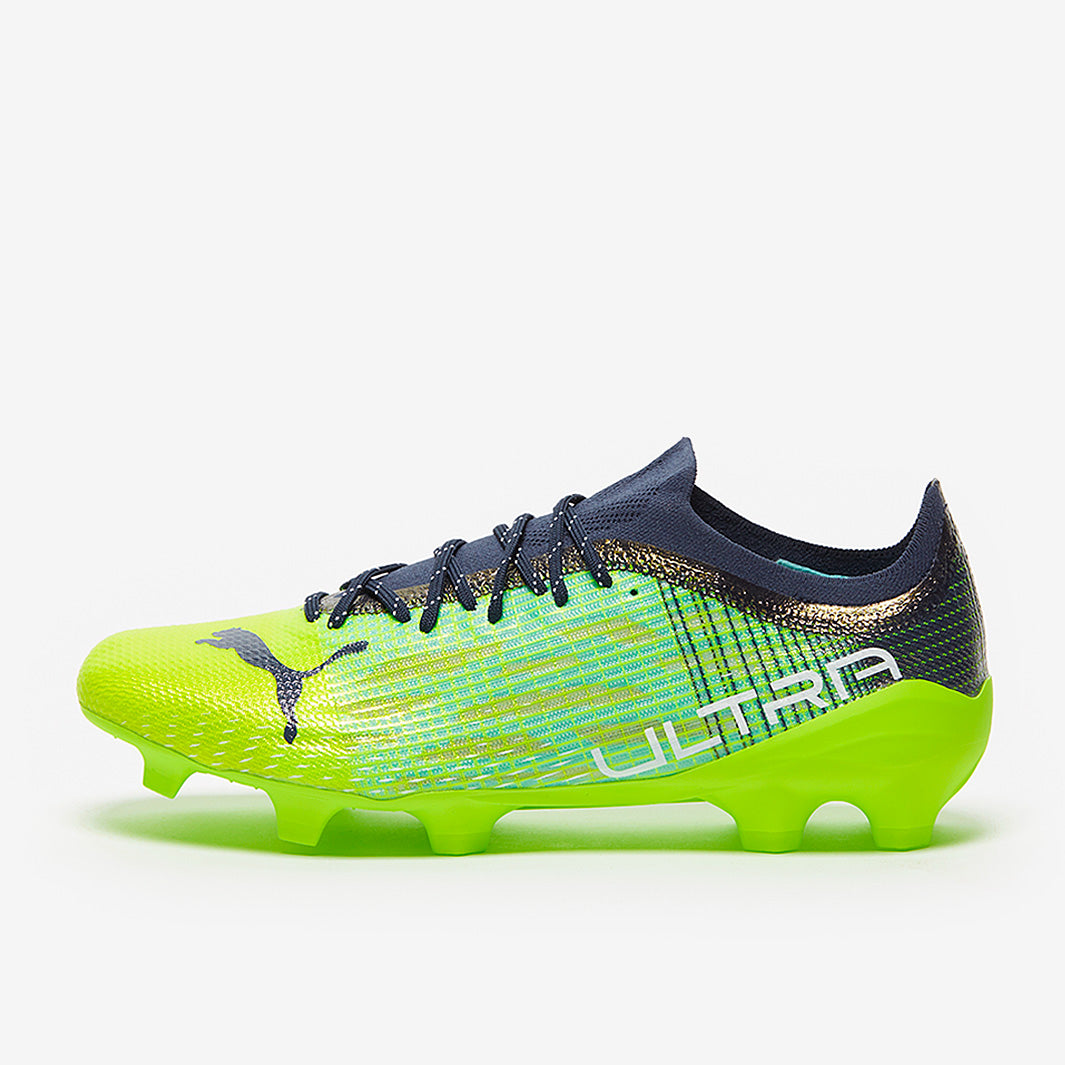 Puma Ultra 1.3 FG/AG - Green Glare/Elektro Aqua/Spellbound - Mens