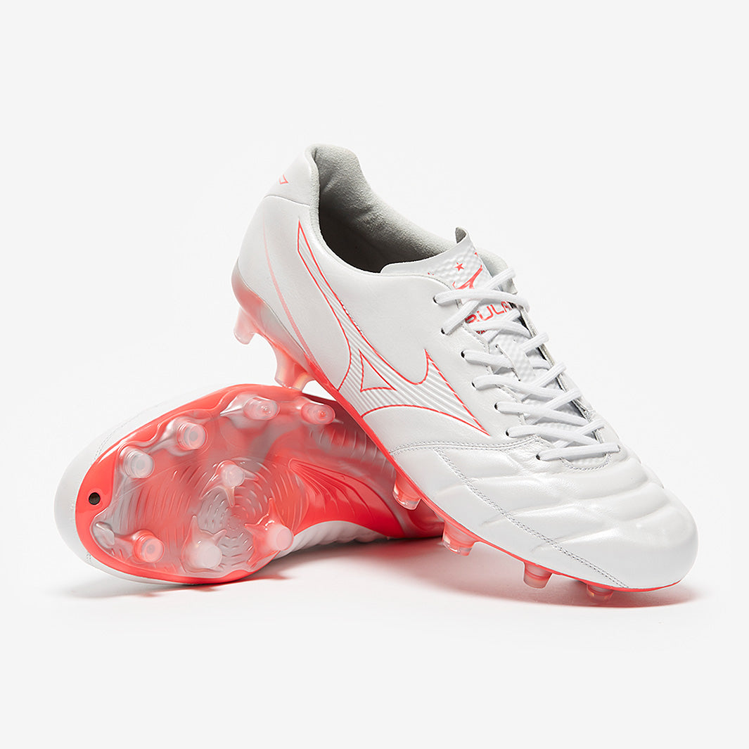 Mizuno Rebula Cup Japan FG - White/Diva Pink - Mens Soccer Cleats