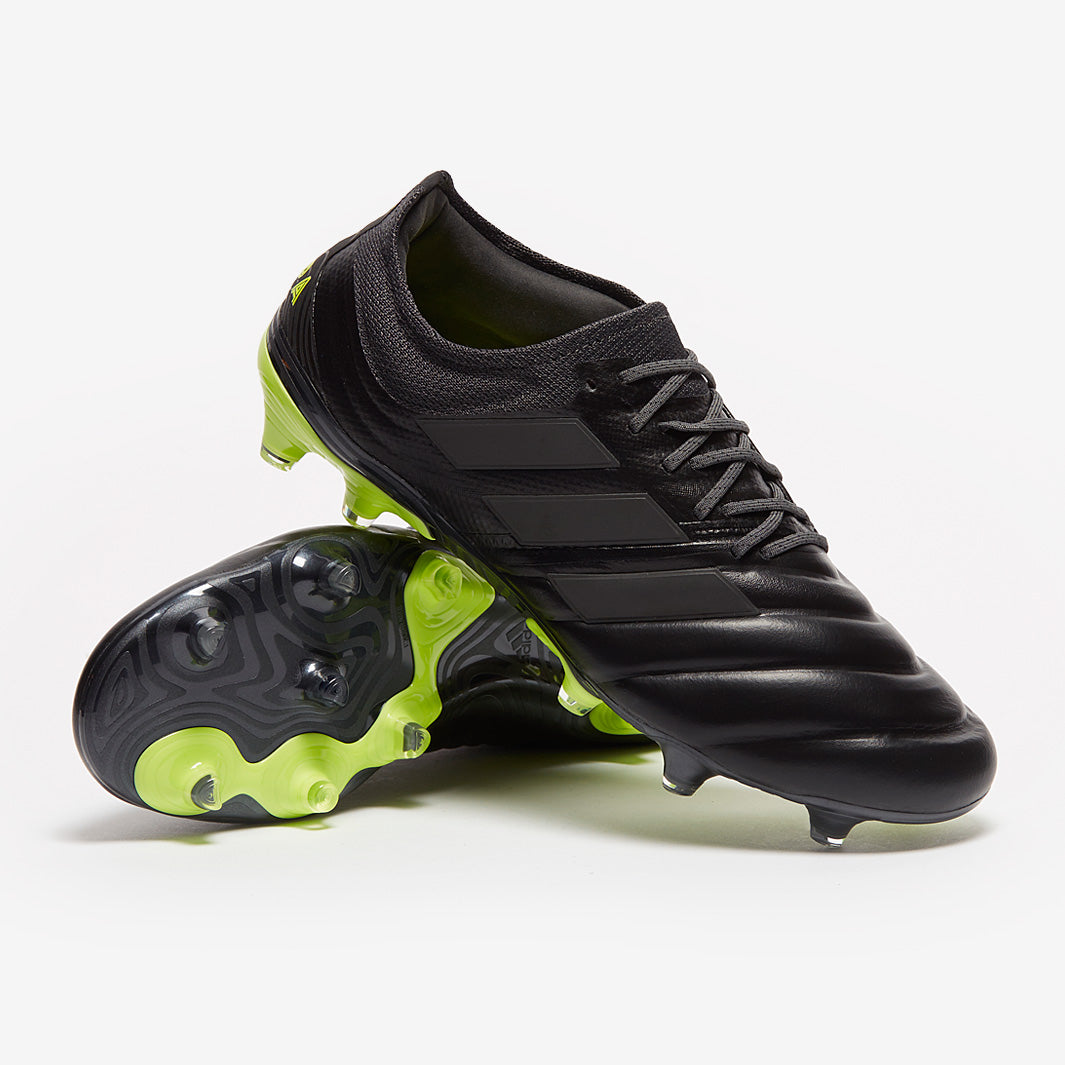 adidas Copa .1 FG - Core Black/Signal Green - Firm Ground - Mens Boots