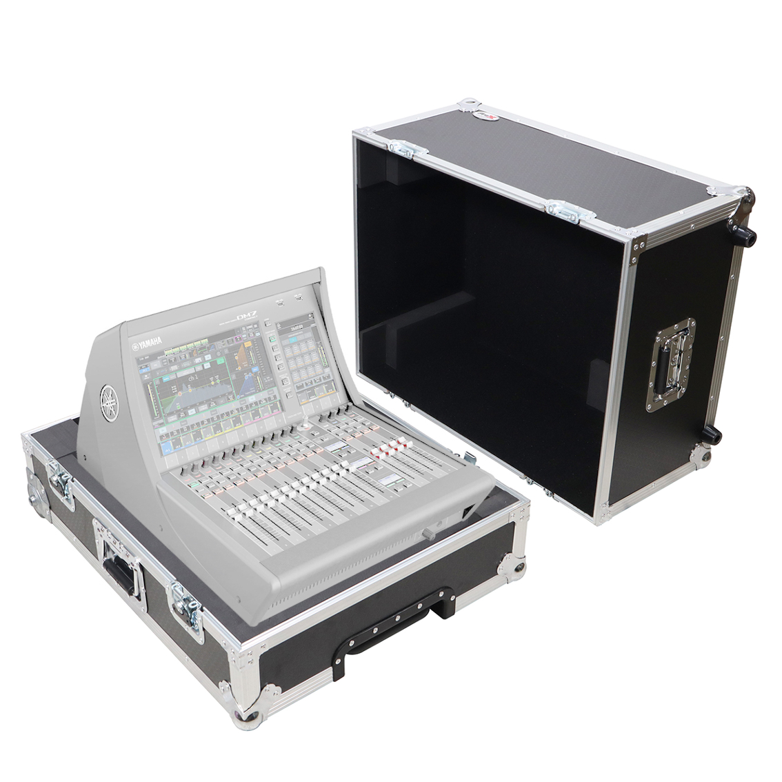 ProX ATA Case for Yamaha DM7 Compact Console with pull handle