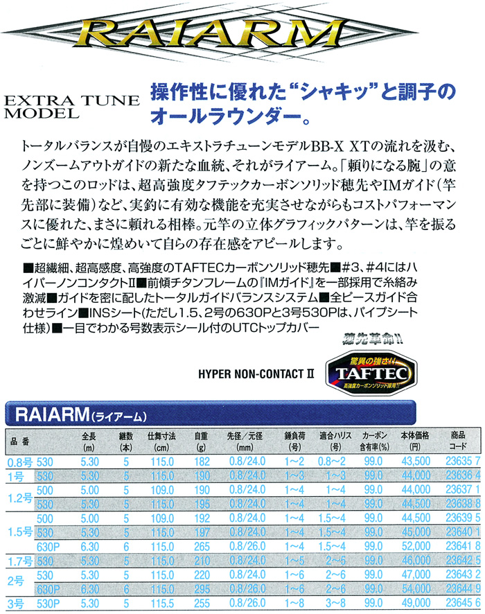 磯/磯釣り/磯ロッド（シマノ）/○2014○ライアーム EXTRA TUNE MODEL