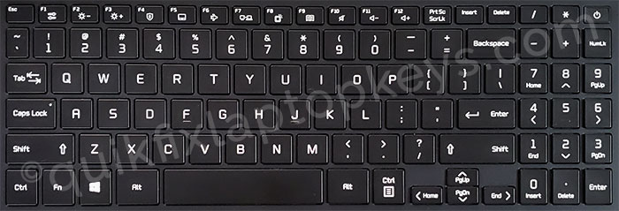 LG gram 16 (2021) Replacement Laptop Keyboard Keys