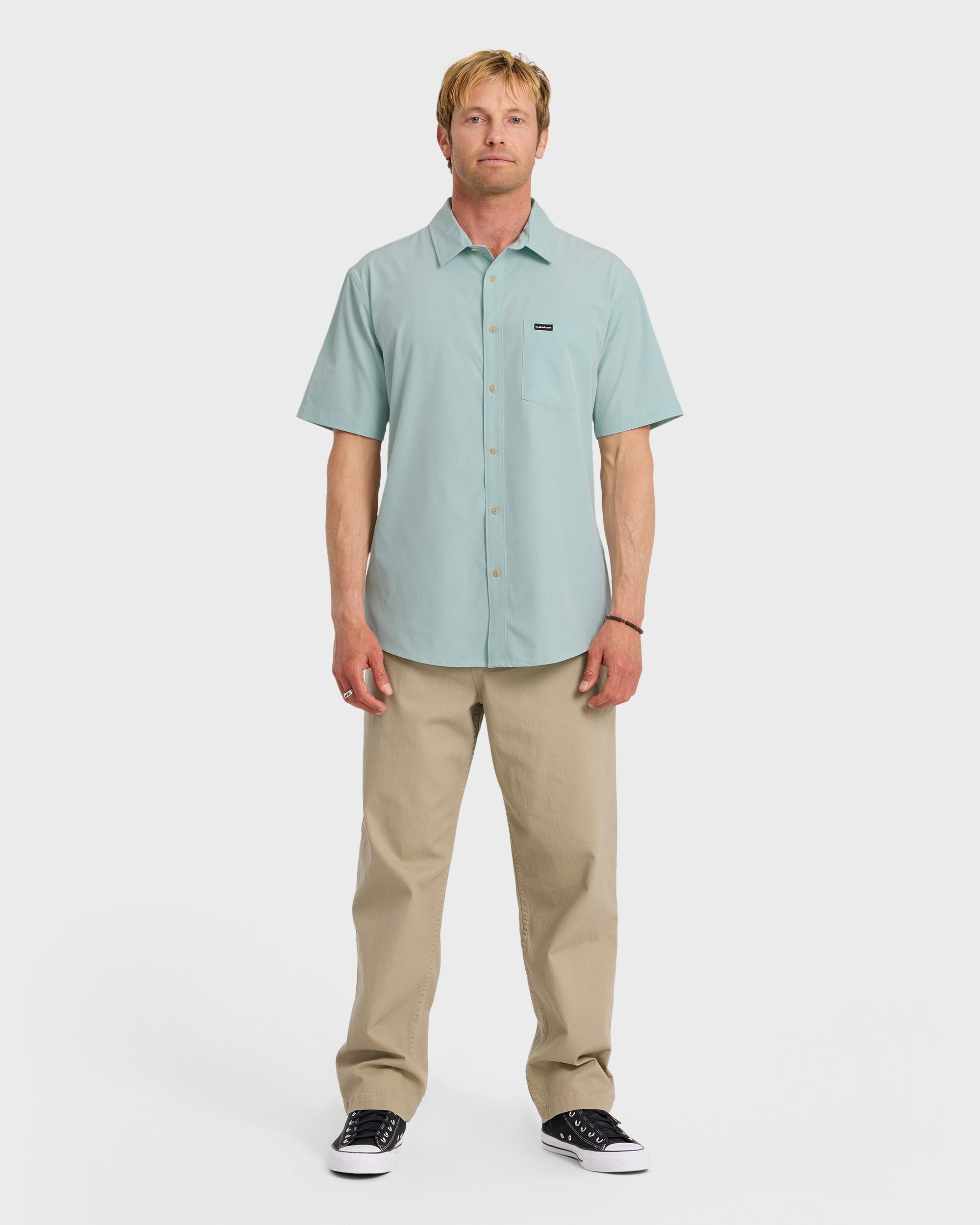 Ridgeport Tech Classic UPF Short Sleeve Shirt - Blue Haze | Quiksilver