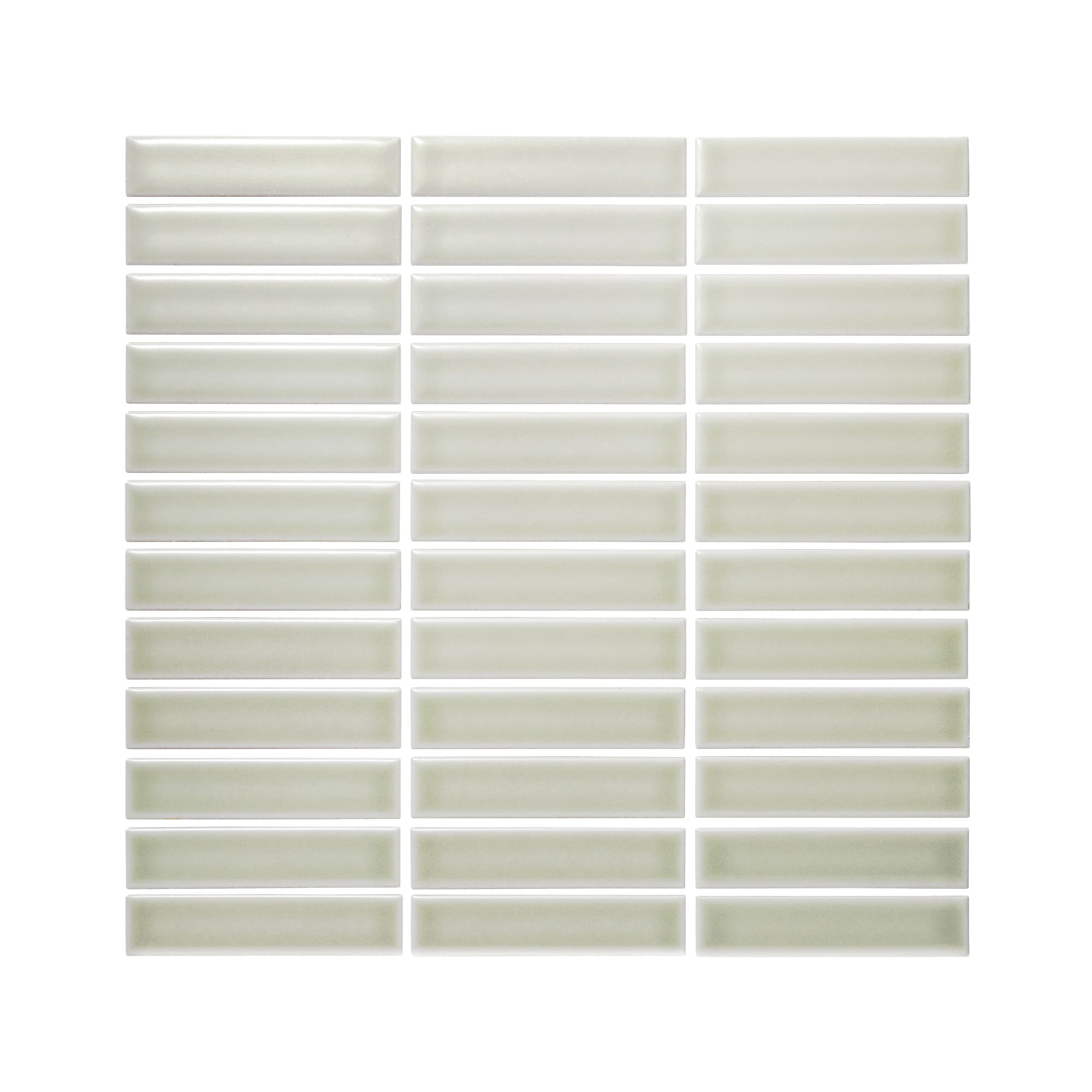 水彩タイル ボーダー セラドン（シート） | WL-TL009-03E-G141