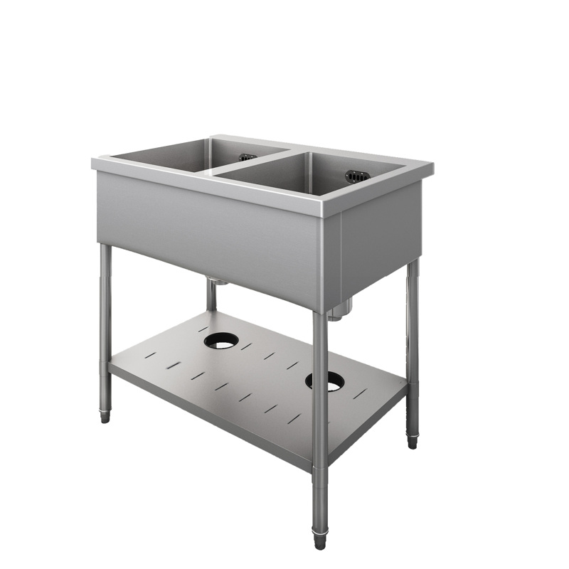 2槽シンク 1000x450x800(+90) ②