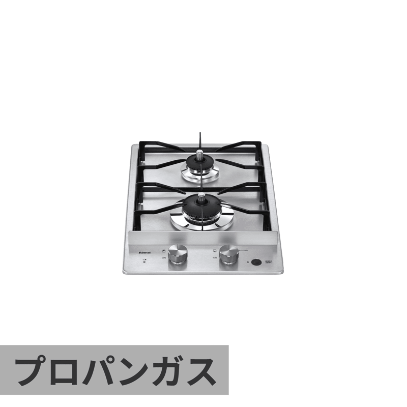ガスコンロ ステンレストップ 4口 グリルレス プロパンガス | KB-PT001