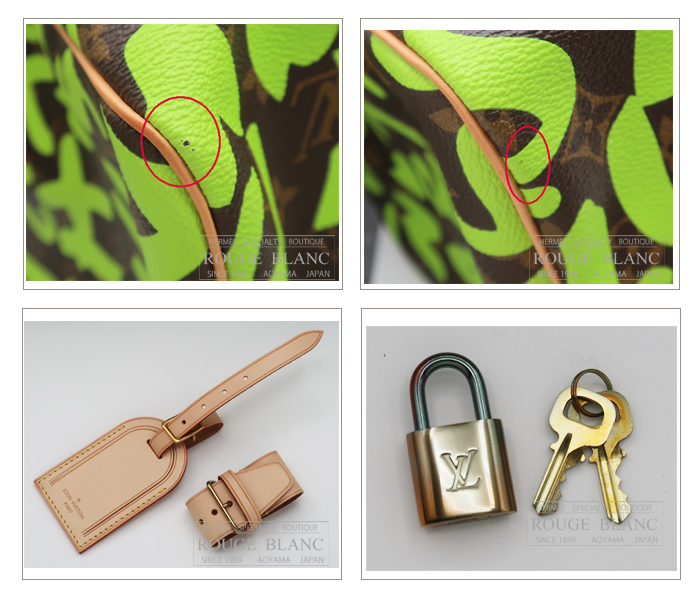 ルイヴィトン モノグラム グラフィティ キーポル50 ヴェール M93700