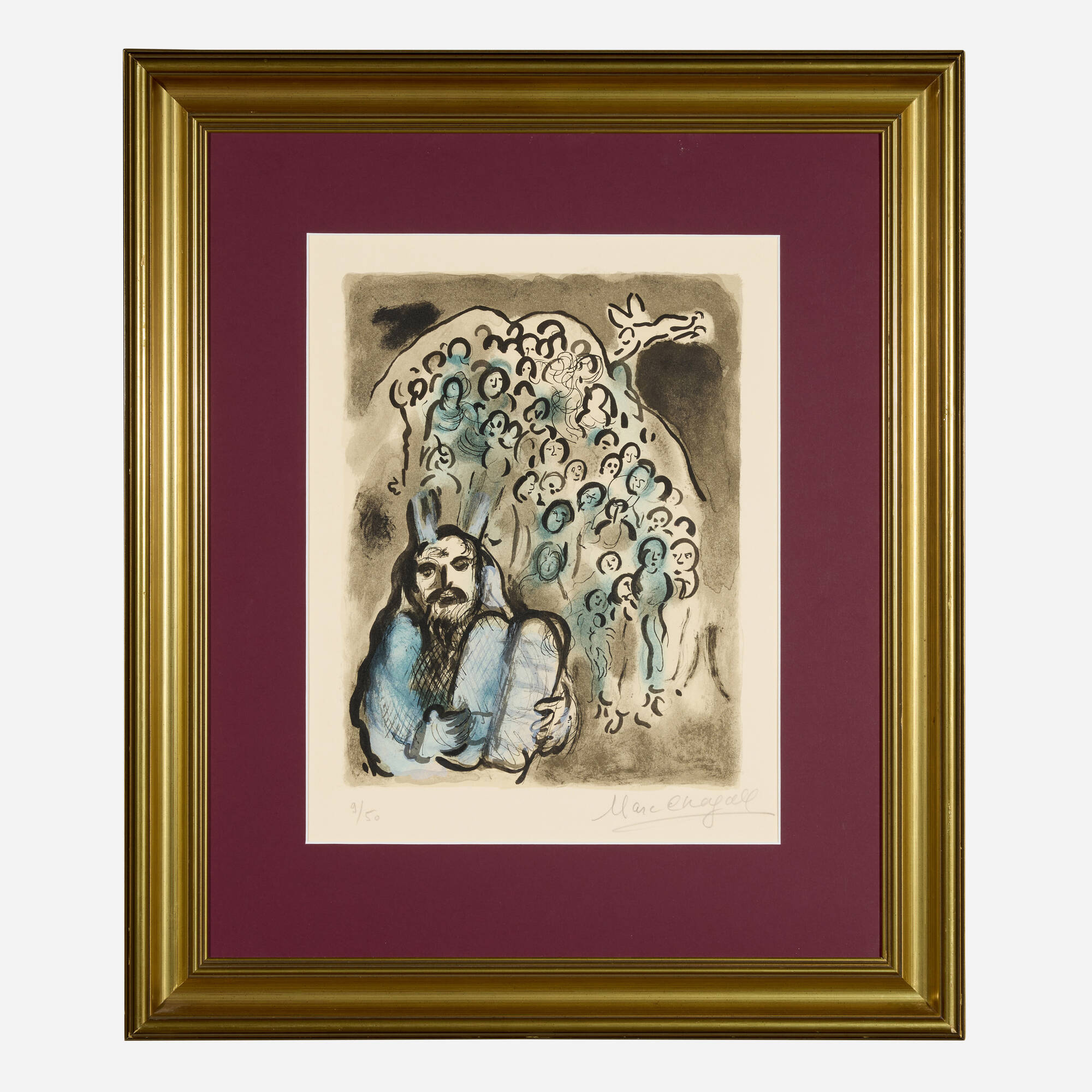 167: MARC CHAGALL, Moses and His People < Prints + Multiples, 16