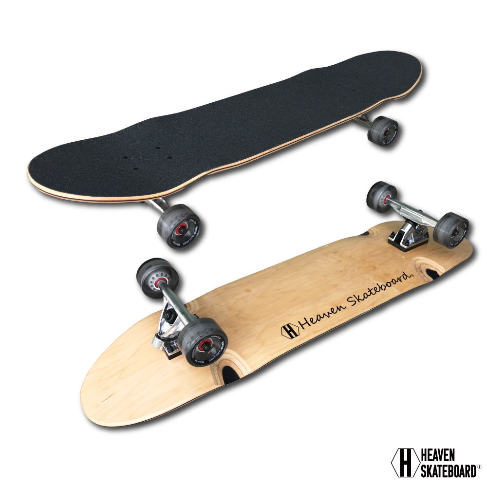 楽天市場】ロングスケートボードサーフスケートHEAVEN CARDIF 36インチ