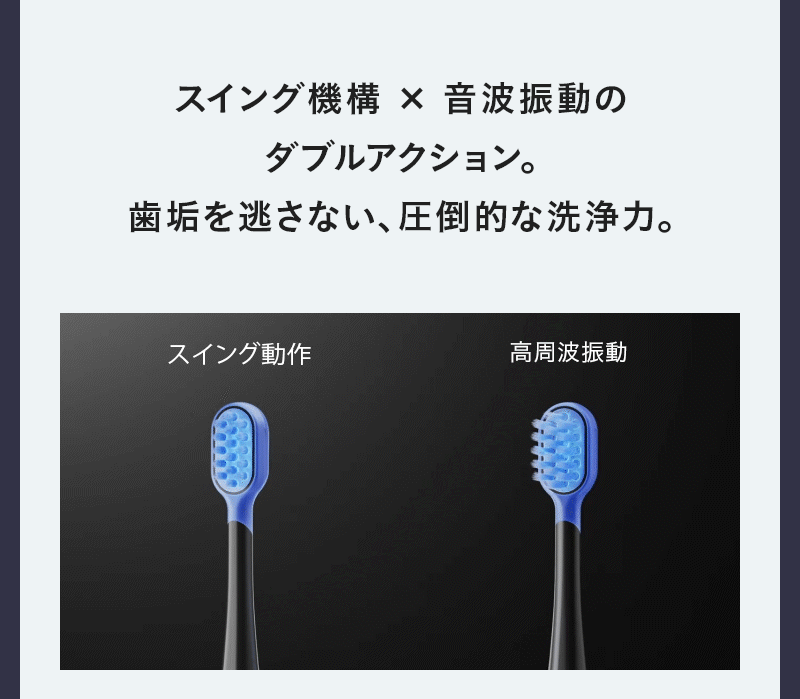 楽天市場】Noend 電動歯ブラシ Swing E-Toothbrush 携帯歯ブラシ 携帯