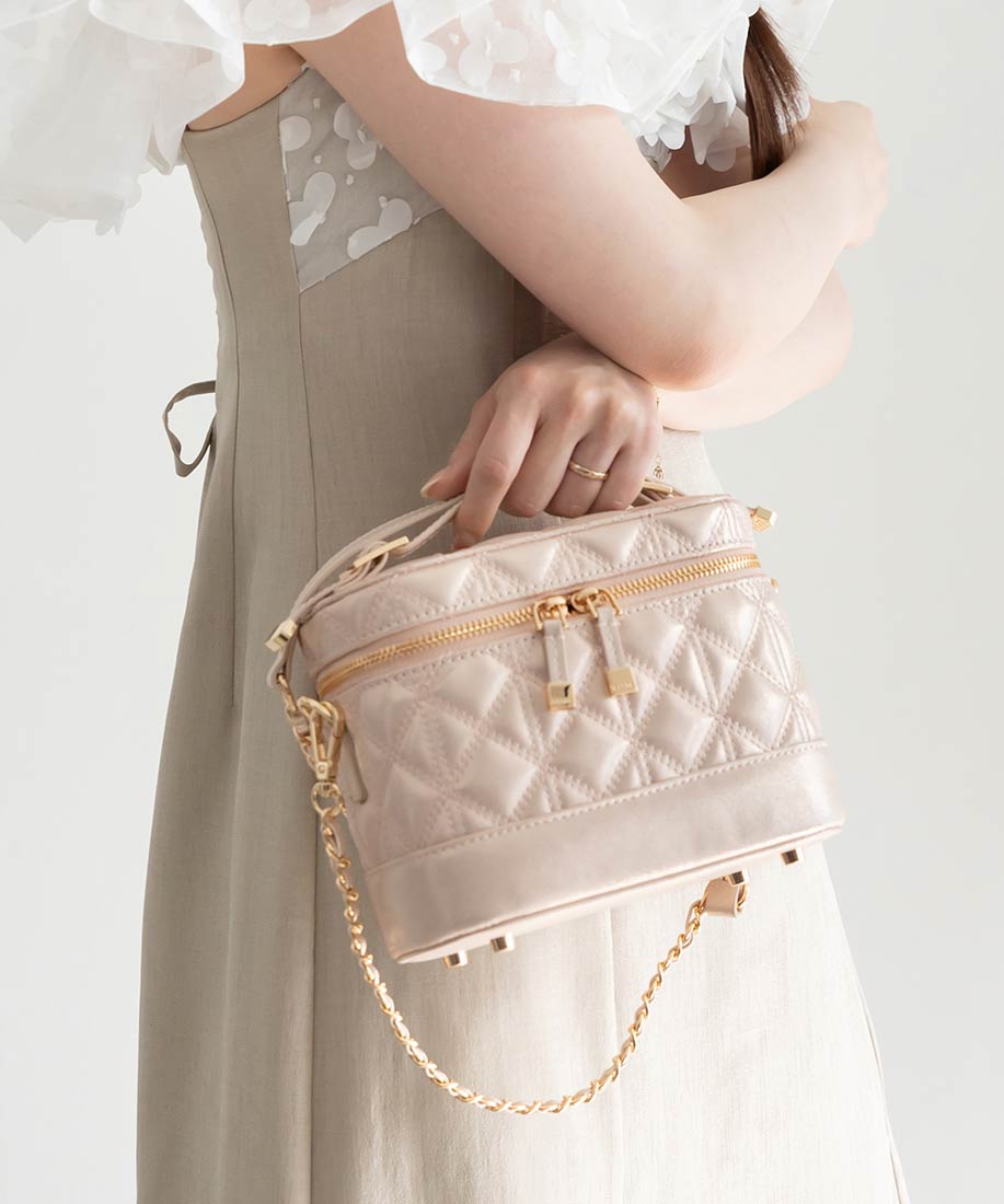 キルティング2WAYバニティバッグ｜RANDA公式サイト