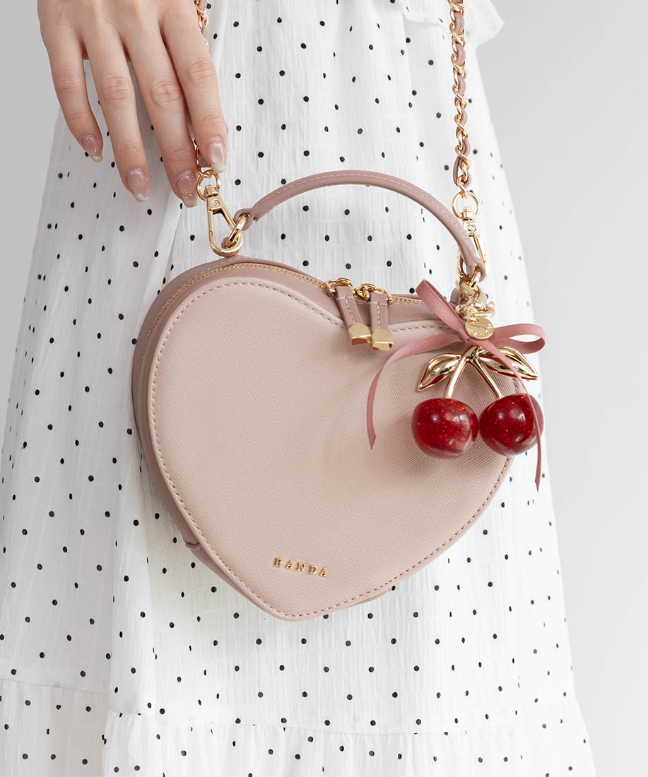 2WAYチェリープリントハートバックRANDA公式サイト