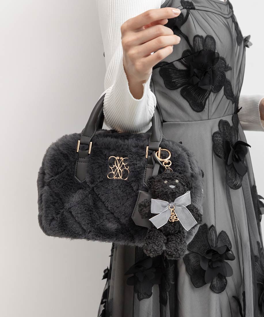 2WAY ファーキルティングボストンバッグ RANDA公式サイト