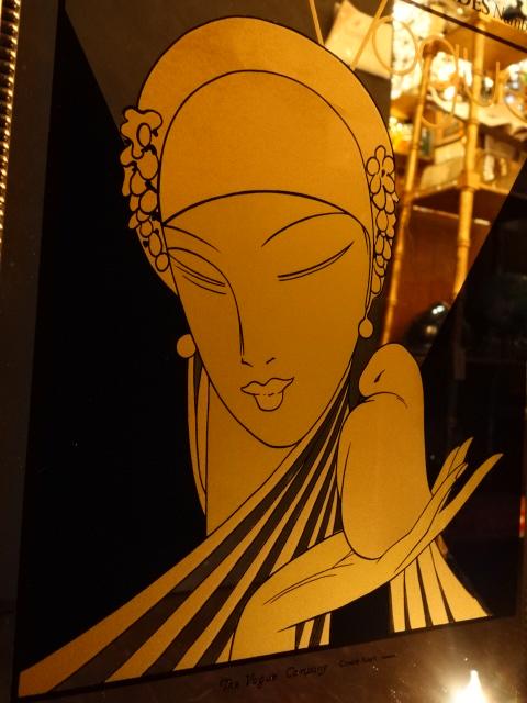 レトロボーグミラー ヴォーグパブミラー アドバタイジングミラー 鏡