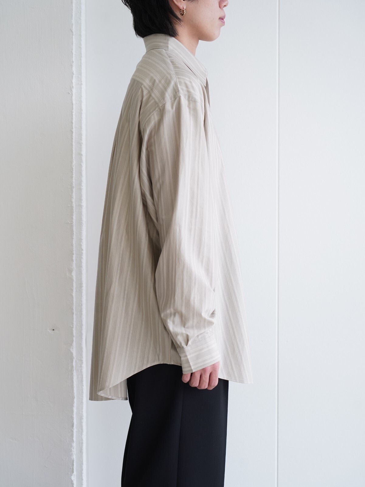 46Gアトモスフィア ストライプL/Sシャツ - カネマサフィル レディース