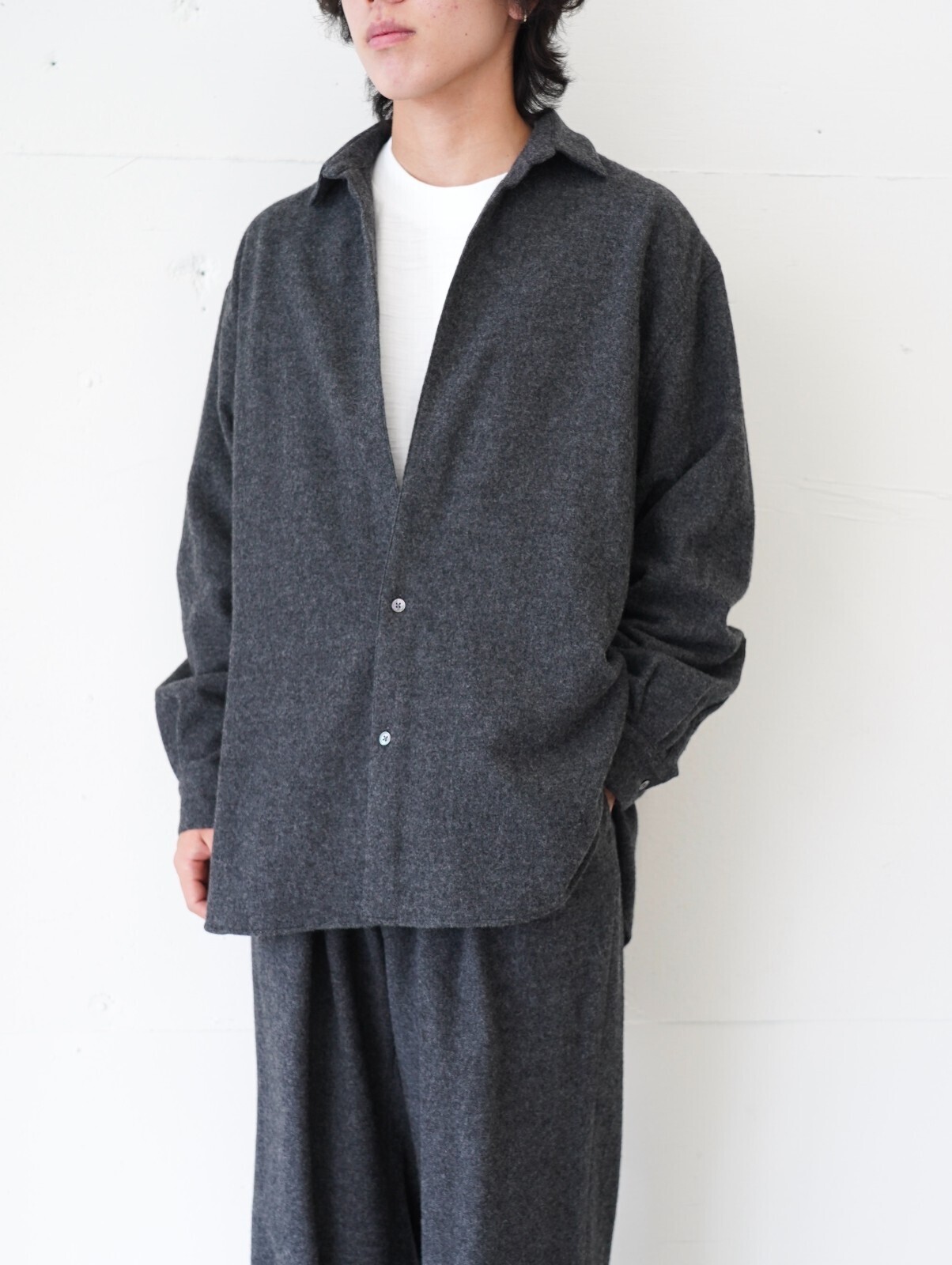 カシミヤシャツジャケット - ブラン ワイエム レディース & メンズ